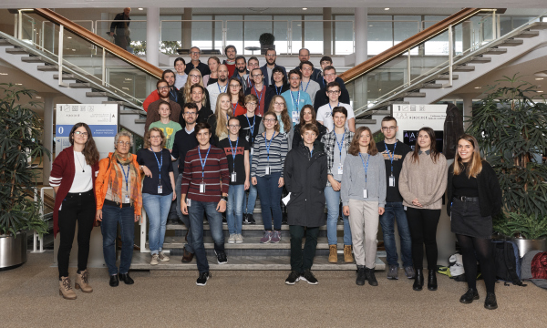 Delegation österreichischer Schüler*innen am CERN in Genf